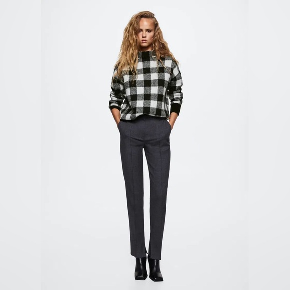 Mango monochrome knit sweater size M - Picture 3 of 8